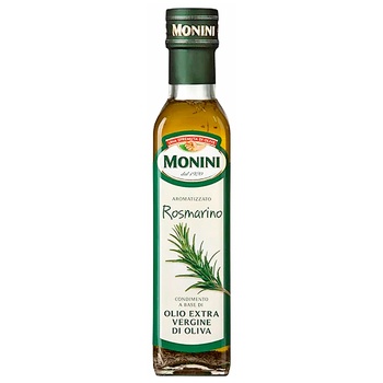 oil monini rosemary 250ml glass bottle Italy