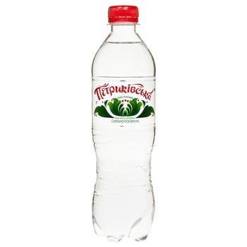 Petrykivska Highly Carbonated Drinking Water 0.5l - buy, prices for Chudo Market - photo 1
