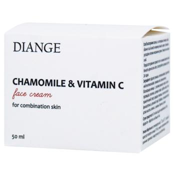 Крем д/обличчя Diange 50 мл з ромашкою та віт С д/норм шк - купить, цены на КОСМОС - фото 2