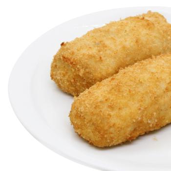 Fish and Chicken Croquettes with Cheese