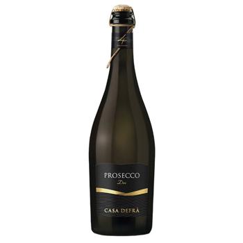 Casa Defra Prosecco White Dry Sparkling Wine 10.5% 0.75l - buy, prices for AlcoHub - photo 1