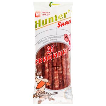 Myasna Hildiya Hunter's Snack Raw-smoked Pork Sausages High Grade 90g - buy, prices for Supermarket "Kharkiv" - photo 2