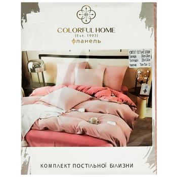 Комплект постельного белья Colorful Home фланель в ассортименте - купить, цены на Восторг - фото 4