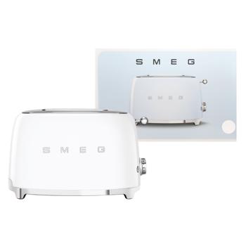 Smeg 50х Electric White Toaster for 2 Toasts - buy, prices for WINETIME - photo 1