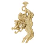 Golden Angel with Flute Decoration №1