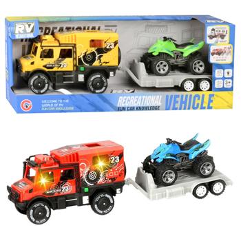 Cars2 SUV with Trailer and Beach Motorcycle Play Set in Assortment - buy, prices for NOVUS - photo 1