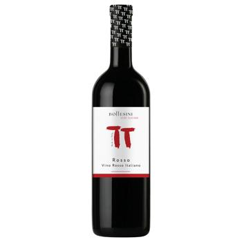 Вино Bottesini Vino Rosso красное сухое 10,5% 0,75л - купить, цены на Чудо Маркет - фото 1