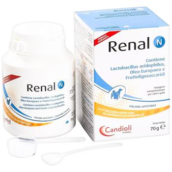 Порошок для собак та котів Candioli Renal N для стабілізації ниркового тиску 70г - купити, ціни на MasterZoo - фото 1