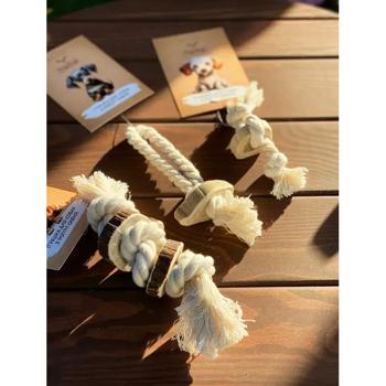 DogsRogs Corgi2 Deer Antler and Cotton Rope Toy 20cm - buy, prices for MasterZoo - photo 3