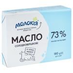 Масло Молокія Селянське сладкосливочное 73% 180г