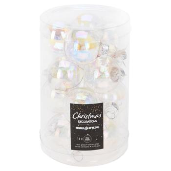 Koopman Set of Christmas Tree Balls 3.5сm 16pcs