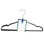 Metro Professional Black Metal Hanger 3pcs