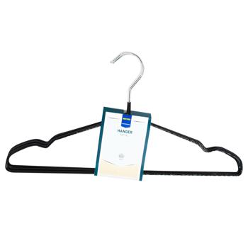 Metro Professional Black Metal Hanger 3pcs - buy, prices for METRO - photo 1