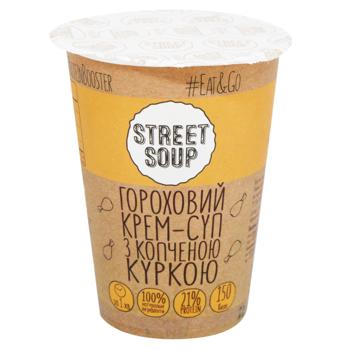 Street Soup Pea Cream-soup with Smoked Chicken 50g - buy, prices for MegaMarket - photo 1