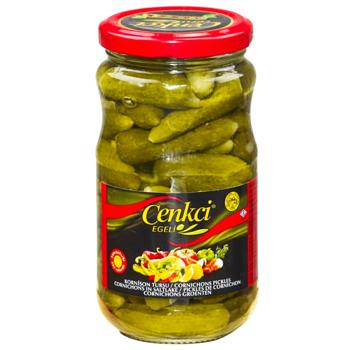Cenkci Pickled Gherkins 330g - buy, prices for COSMOS - photo 1
