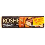 Батончик Roshen Double Peanuts з арахісовим кремом 39г