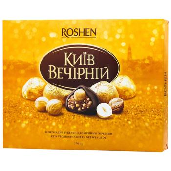 Цукерки Roshen Київ вечірній 176г - купити, ціни на КОСМОС - фото 1