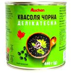 Auchan Delicacy Black Beans 440g