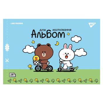 Зошит для малювання Yes Line Friends з перфорацією А4 28 аркушів - купити, ціни на NOVUS - фото 3