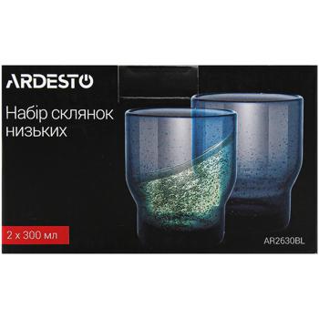 glass ardesto blue glass 2pcs 300ml China - buy, prices for - photo 3