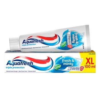 Зубная паста Aquafresh Освежающая-мятная 100мл