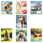Tetrada Notebook Checkered 24 sheets assortment