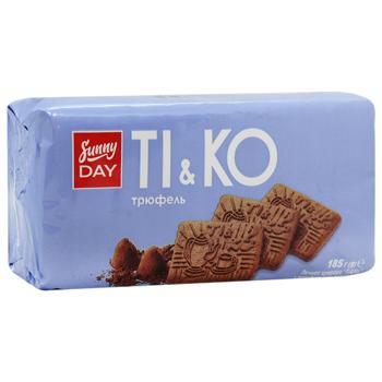Печенье Домашнє Свято ТІ&КО с трюфельным ароматом 185г - купить, цены на - фото 2