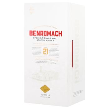 Віскі Benromach 21 рік 43% 0,7л - купити, ціни на WINETIME - фото 2