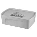 Ardesto Gray Storage Box with Lid 45.5*31*14cm