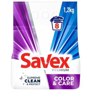 Savex Color&Care Machine Washing Powder 1.2kg - buy, prices for ULTRAMARKET - photo 1