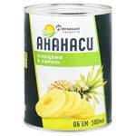 Domashni Produkty Pineapples Rings in Syrup 580ml