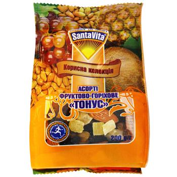 Ассорти SantaVita Тонус фруктово-ореховое 200г - купить, цены на КОСМОС - фото 2