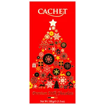 Шоколад молочный Cachet 100г