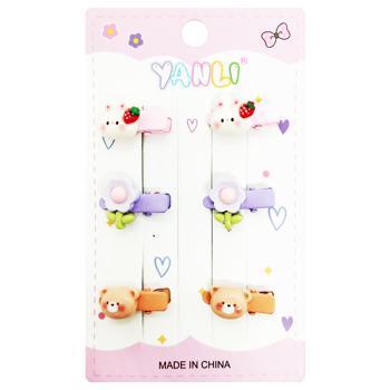 Hair Clips 6pcs 3727-12 - buy, prices for - photo 3