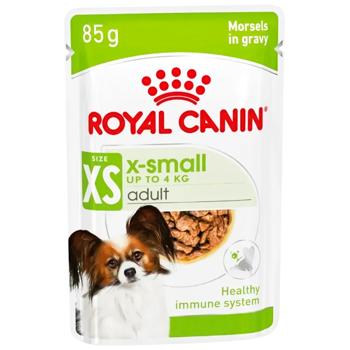 Вологий корм для собак Royal Canin X-Small Adult pouch 85 г - купить, цены на MasterZoo - фото 1