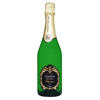 Charles du Lac Brut White Sparkling Wine 8.4% 0.75l