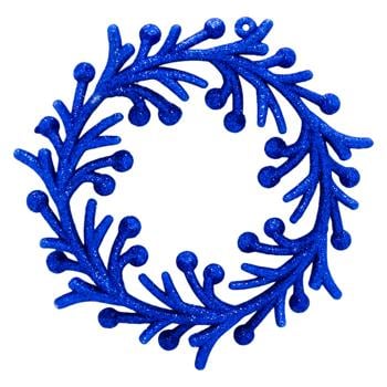 Blue Wreath Christmas Decoration - buy, prices for MegaMarket - photo 1