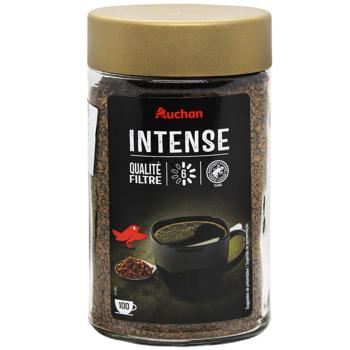 Кофе растворимый Auchan Intense 200г