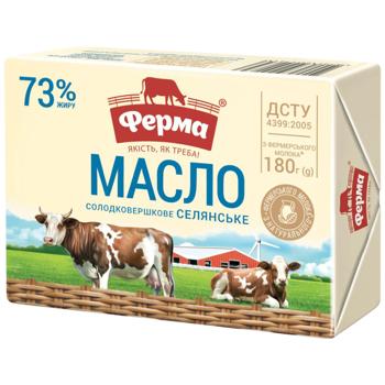 Ferma Selianske Sweet Cream Butter 73% 180g - buy, prices for Chudo Market - photo 2