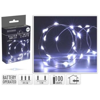 Indoor Garland 100LED Cool White 510cm - buy, prices for METRO - photo 1