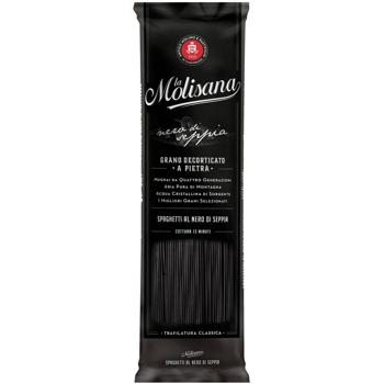 La Molisana Spaghetti Pasta with Cuttlefish Ink 500g - buy, prices for Za Raz - photo 1