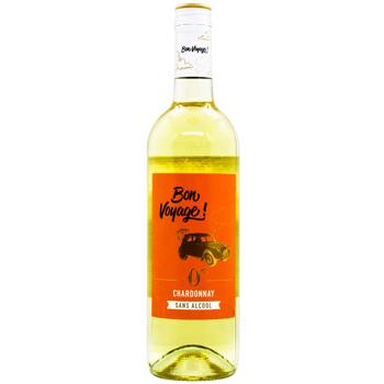 Bon Voyage! Chardonnay Wine is non-alcoholic whie 0.75ml