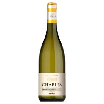 Calvet Grande Reserve Chablis White Dry Wine 12% 0.75l - buy, prices for Za Raz - photo 1