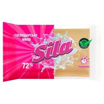 Мыло хозяйственное Sila 72% 140г - купить, цены на Чудо Маркет - фото 1