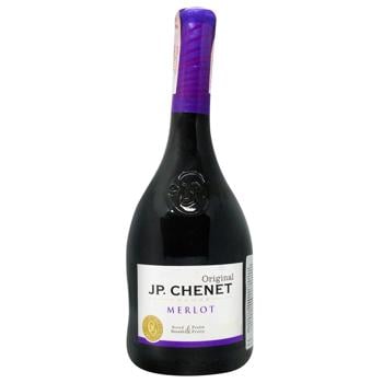 Вино J.P.Chenet Merlot червоне сухе 13,5% 0,75л - купити, ціни на КОСМОС - фото 1