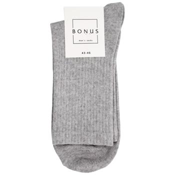 Bonus Men's Demi Socks 2543 s.27-29 Light Grey