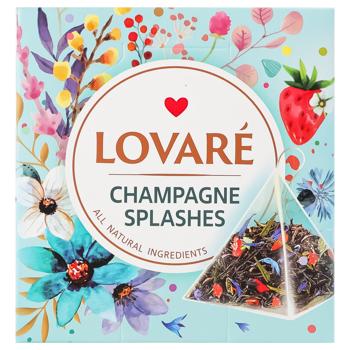 Чай черный и зеленый Lovare Shampagne Splashes 2г*15шт - купить, цены на - фото 2