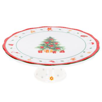 Bona Di Festive Flair Porcelain Cake Stand 20.5cm