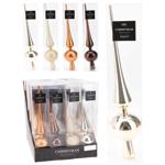 Верхівка на ялинку Koopman конусна в асортименті 28см