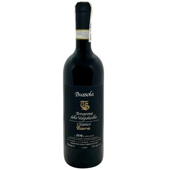Вино Bussola Amarone della Valpolicella Classico TB красное полусухое 17% 0,75л - купить, цены на WINETIME - фото 1